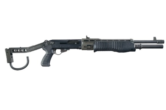 a close up of a gun